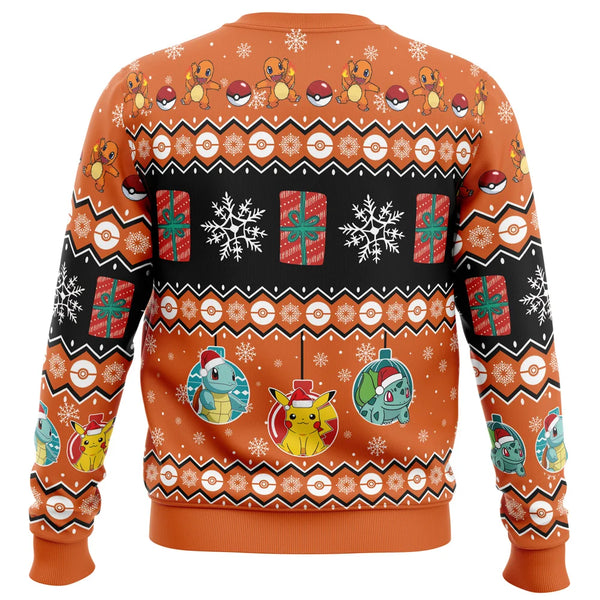 Charmander I Choose You Pokemon Ugly Christmas Sweater