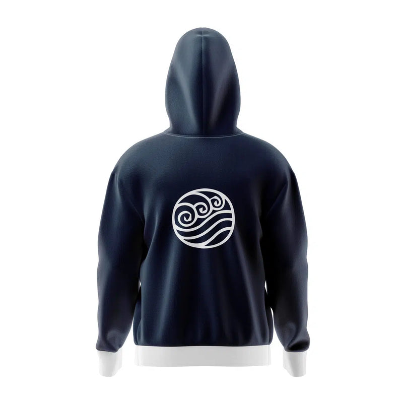 Waterbenders Avatar Full Face Zip Hoodie