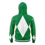 Green Ranger Mighty Morphin Power Rangers Masked Hoodie