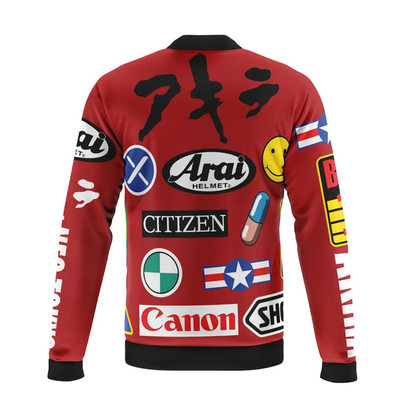 Akira Full Decals Casual Bomber Jacket