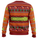 Pochita Chainsaw Man Ugly Christmas Sweater