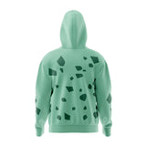 Bulbasaur Pokemon Full Face Zip Hoodie