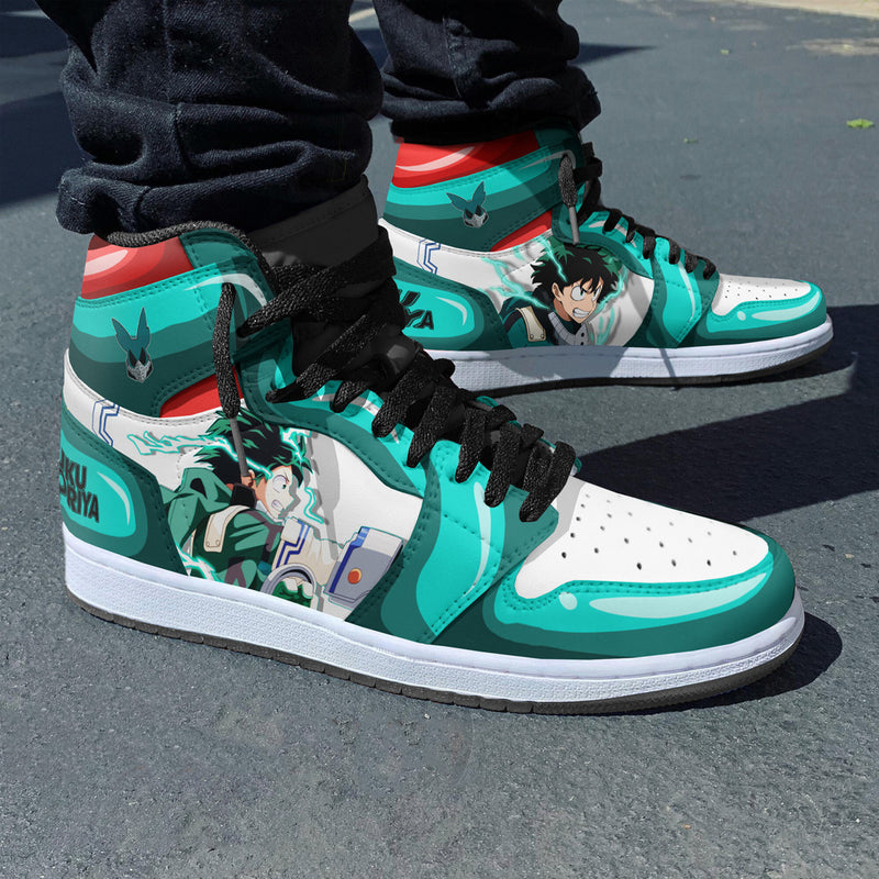 Midoriya Sneakers Limited Edition My Here Academia Anime Shoes Ver 1