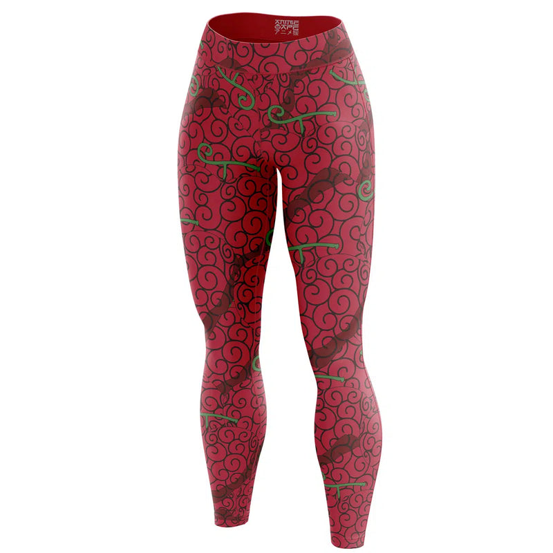 Ope Ope No Mi Devil Fruit One Piece Custom Unisex Leggings Spats Training Tights