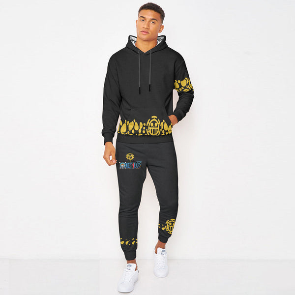 Trafalgar D. Water Law One Piece Hoodie And Jogger Set Anime Clothes