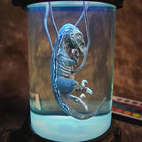 Raptor Dinosaur Healing Chamber Incubator Epoxy Resin Lamp, Night Light, Wireless Lights