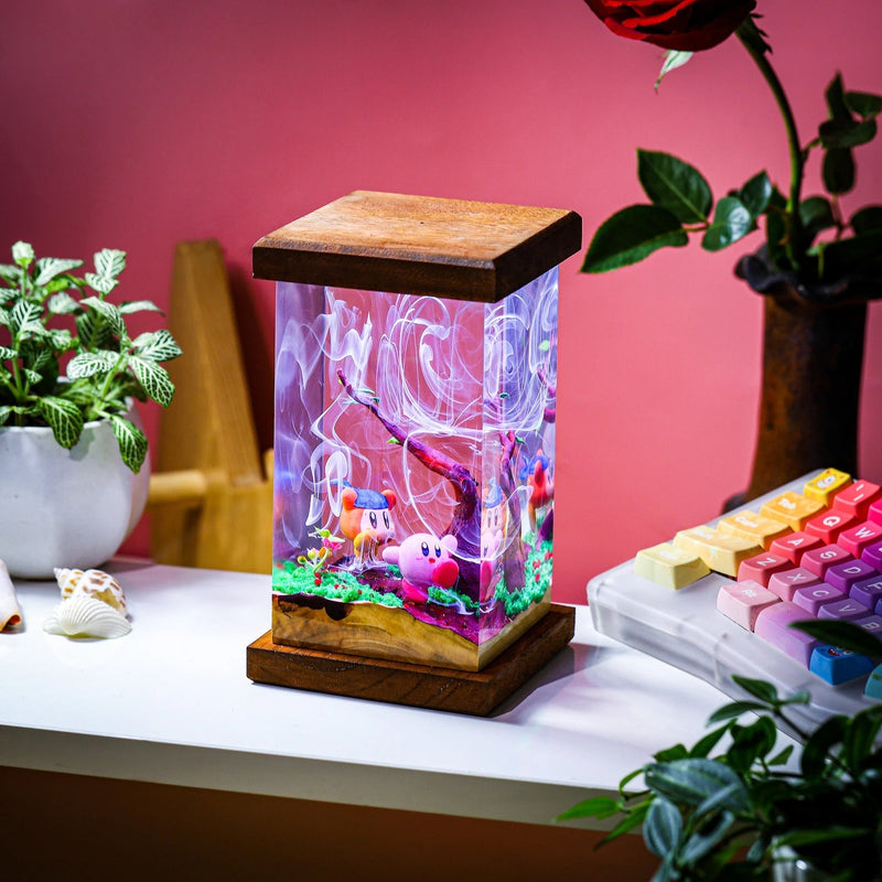 Kirby Epoxy Resin Lamp, Night Light