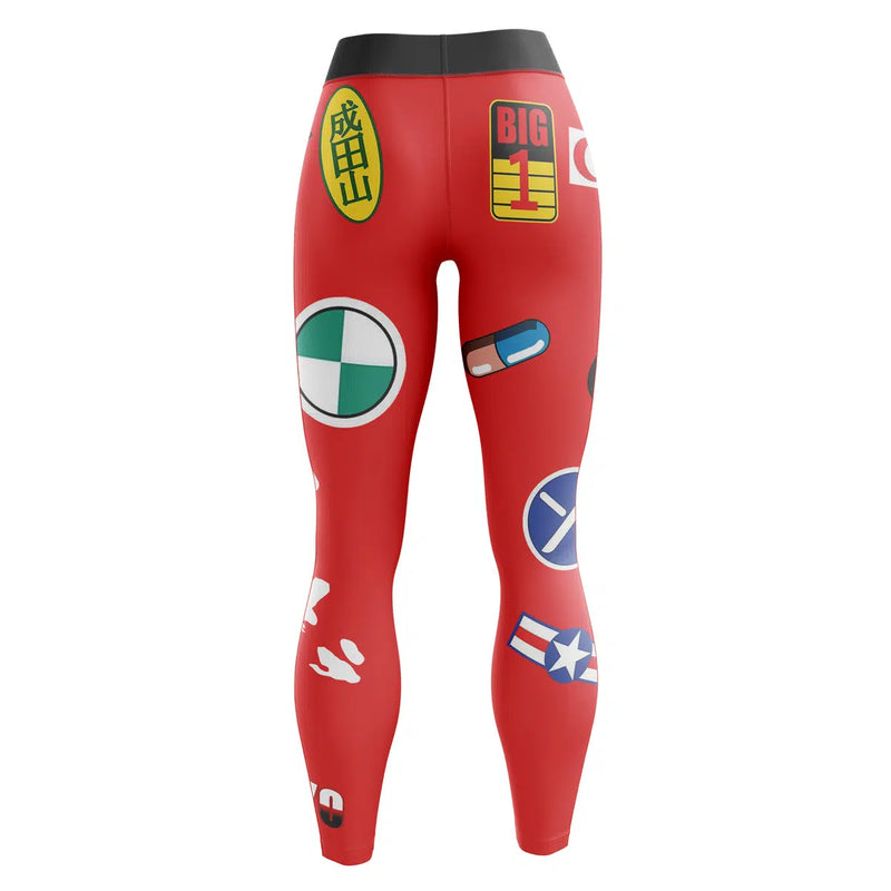 Akira Kaneda Bike Decals Custom Unisex Leggings Spats Training Tights