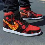 Itachi Fire Ball Jutsu Custom Shoes Anime Naruto Boot Sneakers