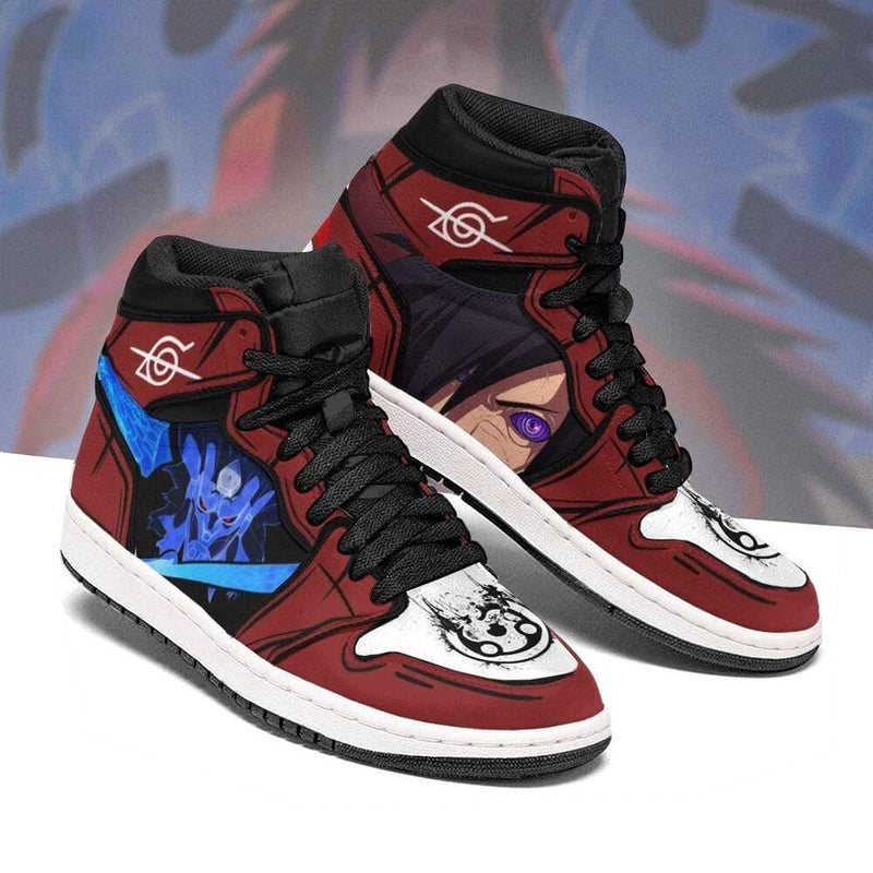 Madara Uchiha Boot Sneakers Custom Naruto Anime Shoes