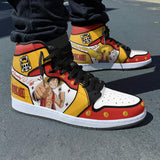 Luffy x Pikachu Custom Pokemon Boot Sneakers One Piece Anime Shoes