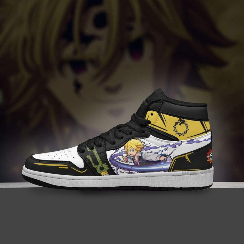 Meliodas Boot Sneakers Custom The Seven Deadly Sins Anime Shoes