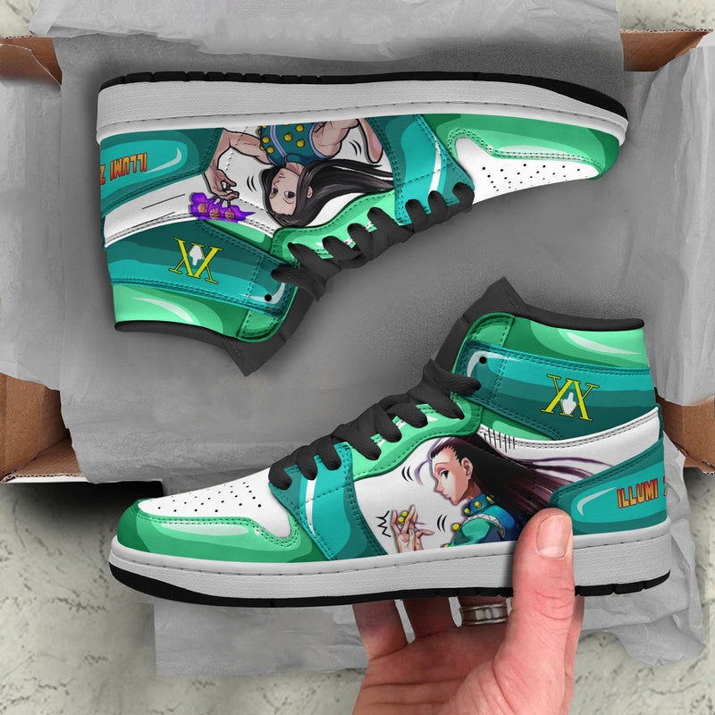 Illumi Zoldyck Sneakers Limited Edition HxH Anime Shoes New Version