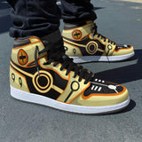 Naruto Nine Tail Mode Custom 3D Shoes Naruto Anime Boot Sneakers