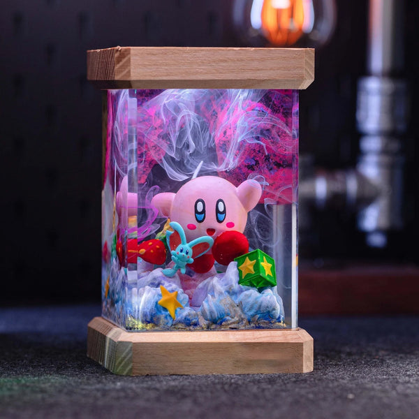 Kirby Star Epoxy Resin Lamp, Night Light