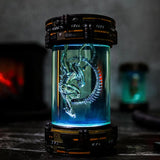 Xenomorph Alien Space Monster Healing Chamber Incubator Epoxy Resin Lamp, Night Light, Wireless Lights