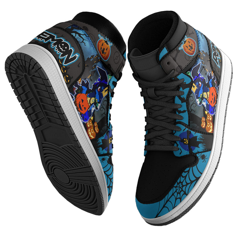 Lucario Pokemon Halloween Shoes Custom Anime Boot Sneakers