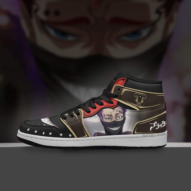 Zora Ideale Boot Sneakers Custom Black Clover Anime Shoes