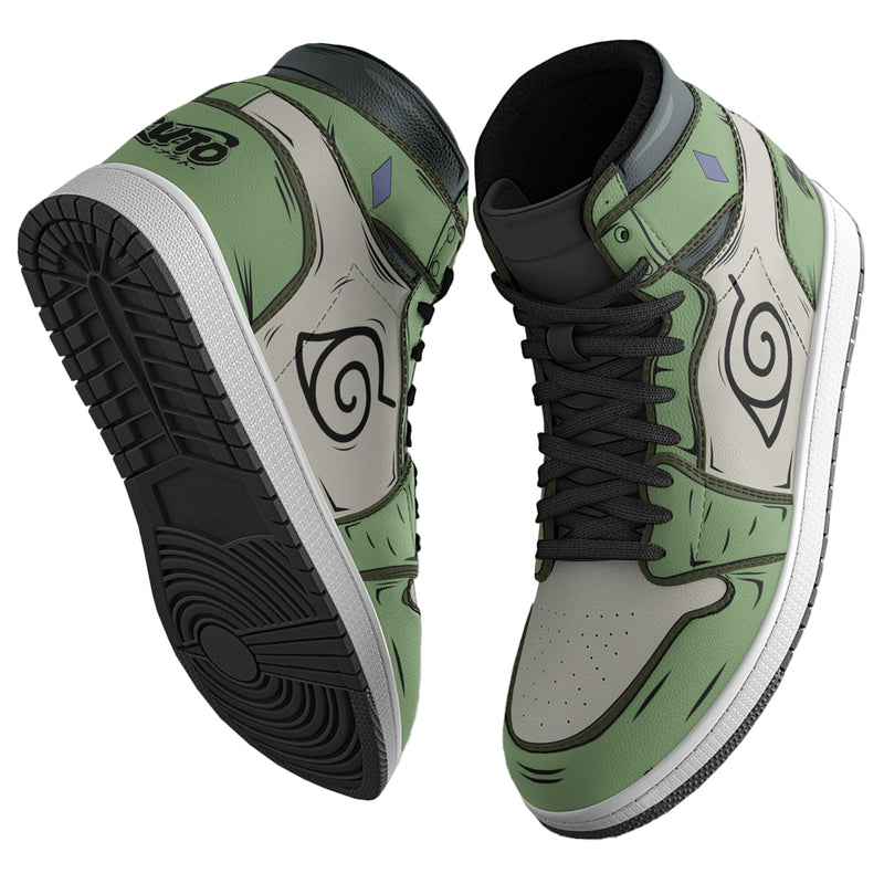 Tsunade Unifrom Cosplay Boot Sneakers Naruto Anime Custom Shoes