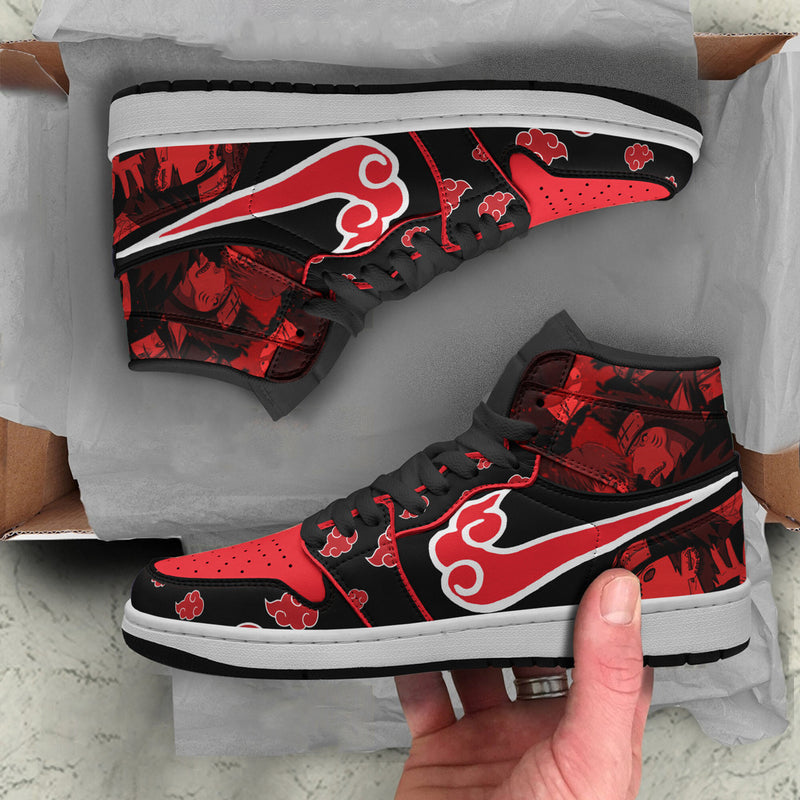 Akatsuki Sneakers Custom Naruto Anime Shoes Special Edition