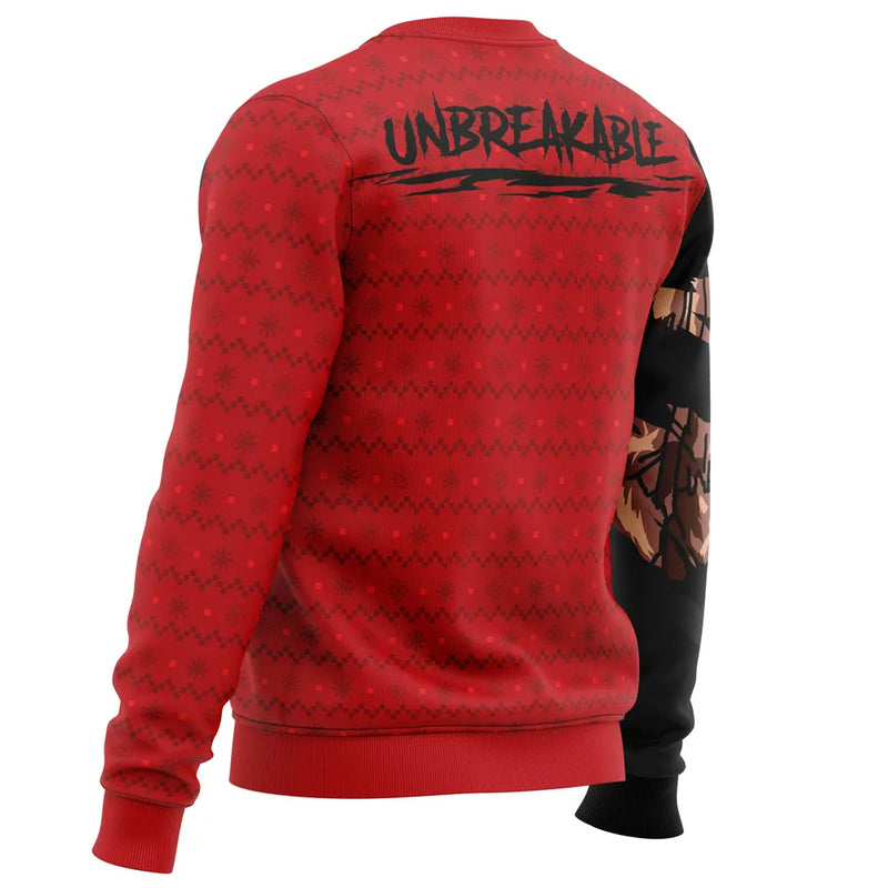 Unbreakable Red Riot My Hero Academia Ugly Christmas Sweater