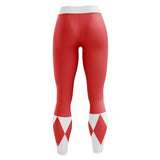 Red Ranger Mighty Morphin Power Rangers Custom Unisex Leggings Spats Training Tights