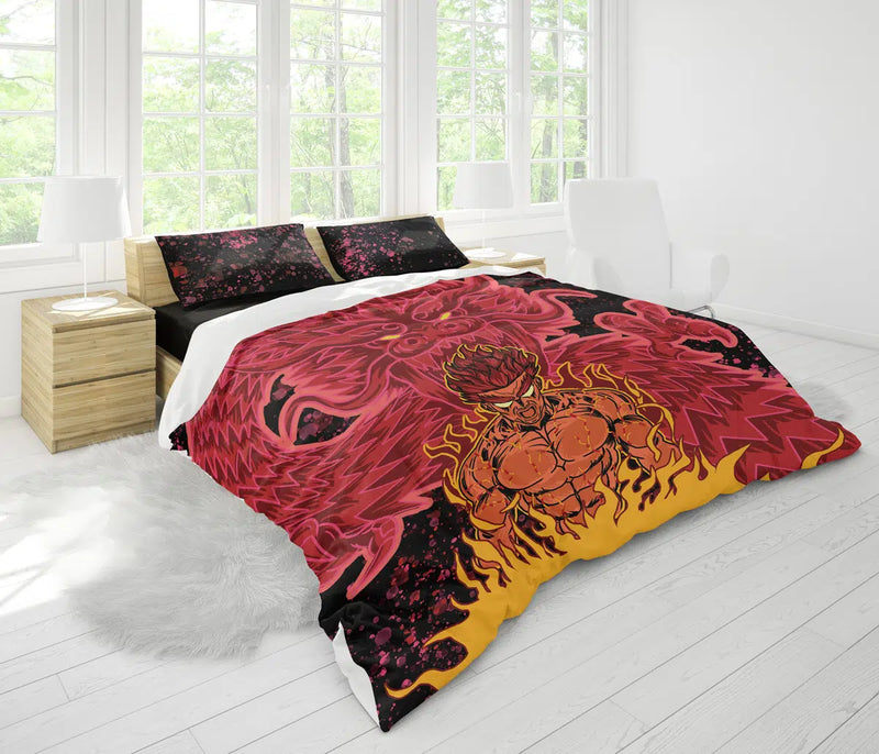 Might Guy 8th Gate Naruto Bedding Set