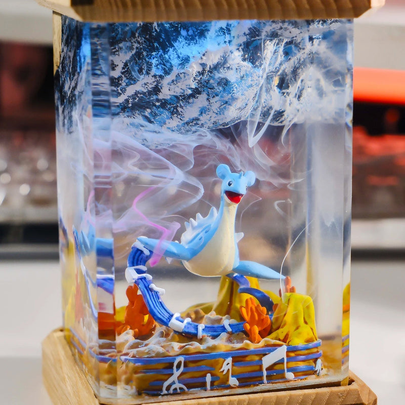 Pokemon Lapras Epoxy Resin Lamp, Night Light