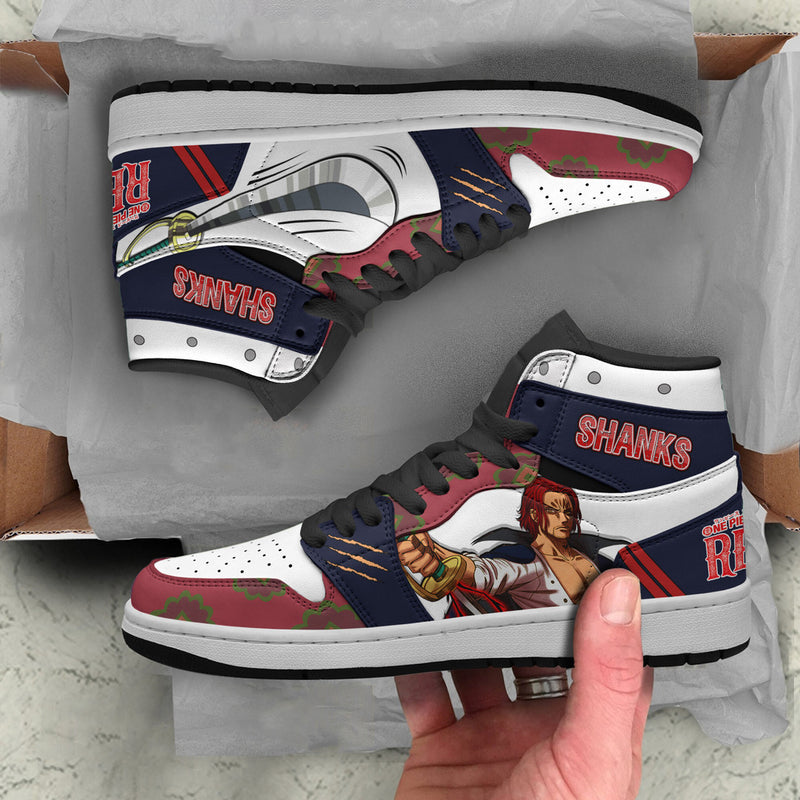 Shanks Sneakers Custom One Piece Anime Shoes Model Ver