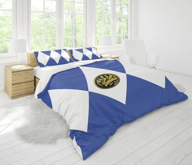 Blue Ranger Mighty Morphin Power Rangers Bedding Set