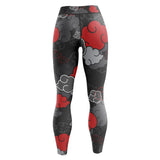 Black Aloha Akatsuki Custom Unisex Leggings Spats Training Tights