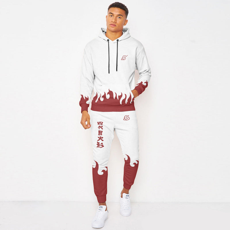 Minato Naruto Hoodie And Jogger Set Anime Clothes