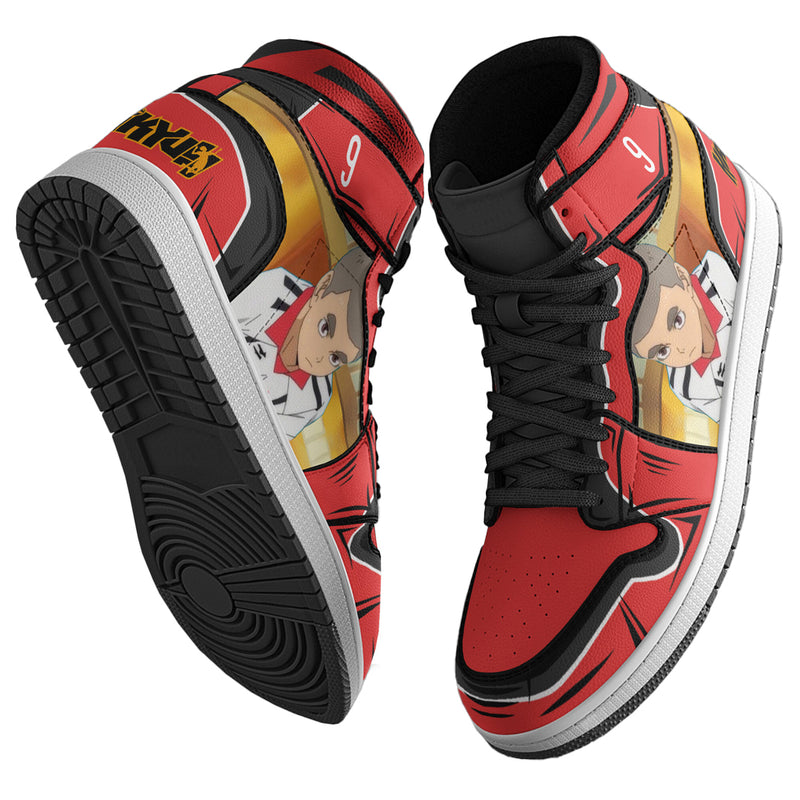 Tamahiko Teshiro Shoes Custom Nekoma High Haikyuu Anime Boot Sneakers