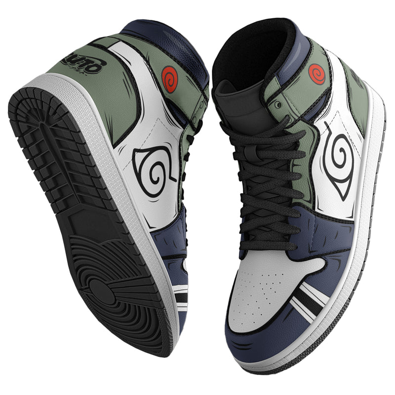 Kakashi Hatake Unifrom Cosplay Shoes Naruto Shippuden Custom Boot Sneakers