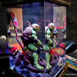 Teenage Mutant Ninja Turtles Michelangelo Diorama Epoxy Resin Lamp, Night Light, Wireless Lights