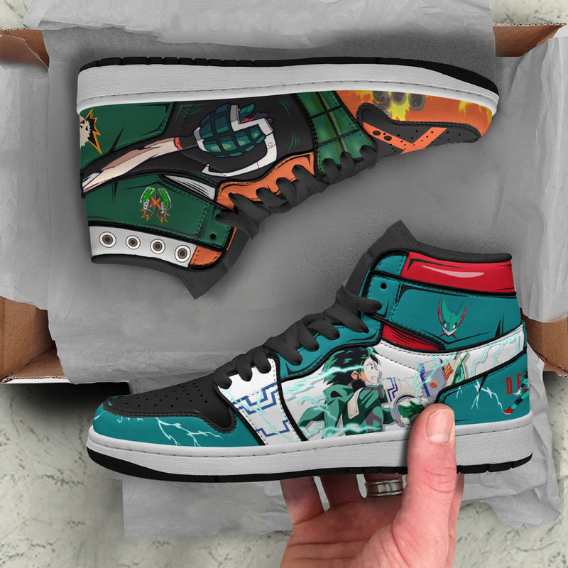 Deku x Katsuki Shoes Custom My Hero Academia Anime Boot Sneakers