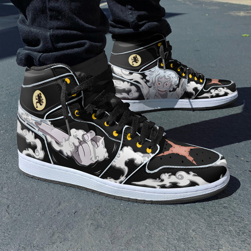 Luffy Gear 5 Sneakers Custom One Picece Anime Shoes