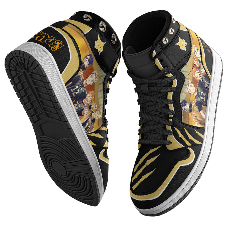 MSBY Black Jackal Haikyuu Boot Sneakers Custom Anime Shoes