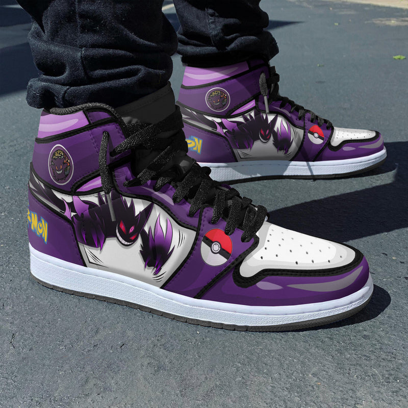 Gengar 3D Shoes Custom Anime Pokemon Boot Sneakers