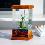 Pokemon Rayquaza Epoxy Resin Lamp, Night Light