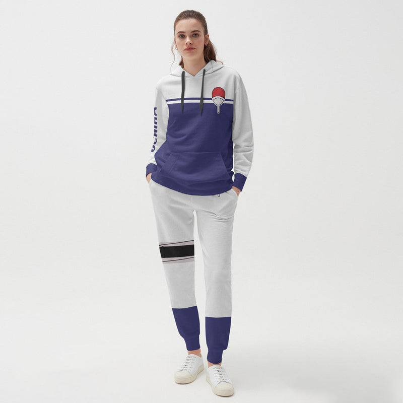 Uchiha Naruto Hoodie And Jogger Set Anime Clothes