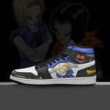 Android 17 x Android 18 Boot Sneakers Custom Dragon Ball Anime Shoes