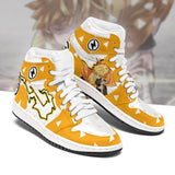 Zenitsu Shoes Demon Slayers Shoes Anime Boot Sneakers Custom Thunder Breathing