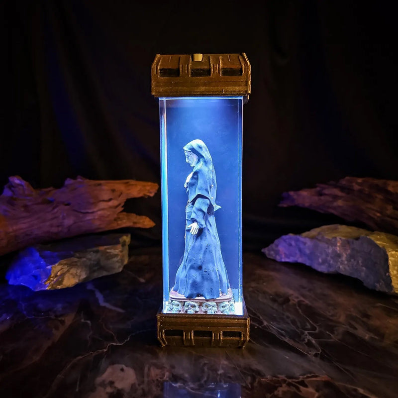 The Conjuring Valak The Nun Diorama Epoxy Resin Lamp, Night Light, Wireless Lights