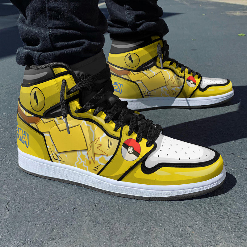 Pikachu Boot Sneakers Pokemon Custom 3D Shoes