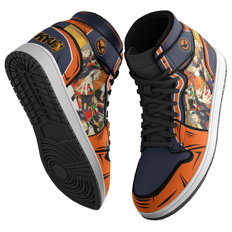 Karasuno High Haikyuu Boot Sneakers Custom Anime Shoes