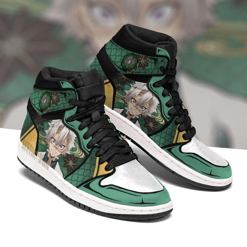 Sanemi Shinazugawa Boot Sneakers Custom Demon Slayer Anime Shoes