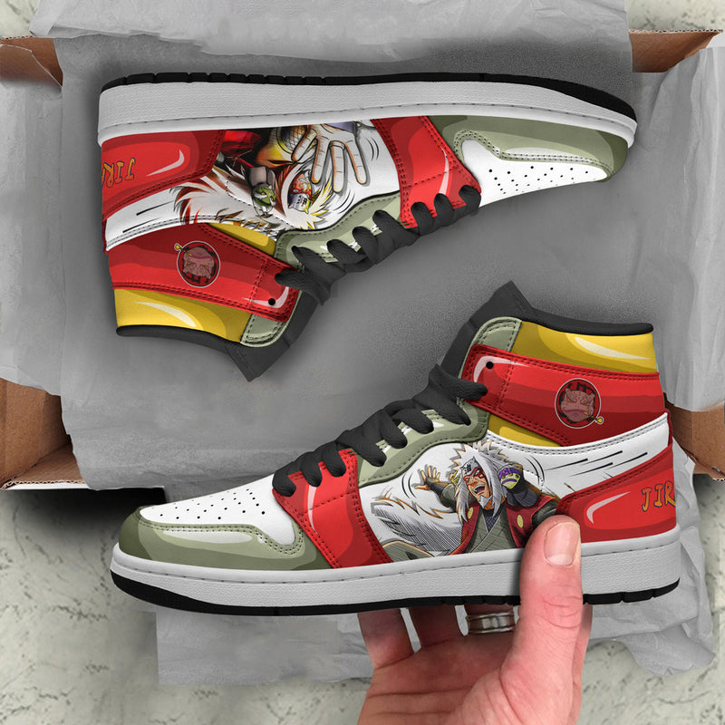 Jiraiya Sneakers Custom Naruto Anime Shoes New Version