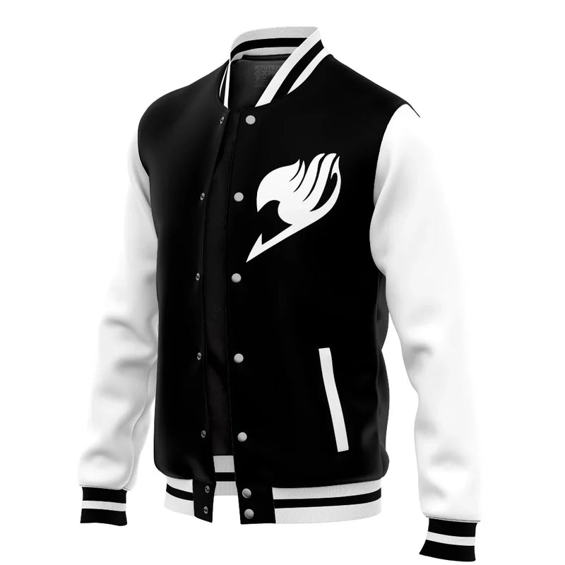 Black Fairy Tail Varsity Jacket