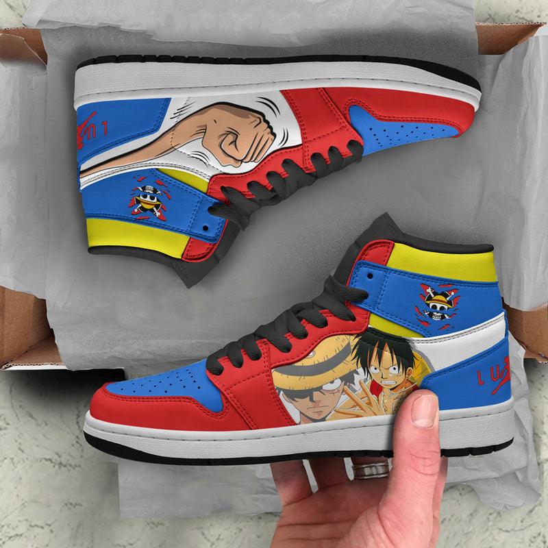 Luffy Sneakers Custom One Piece Anime Shoes Model Ver